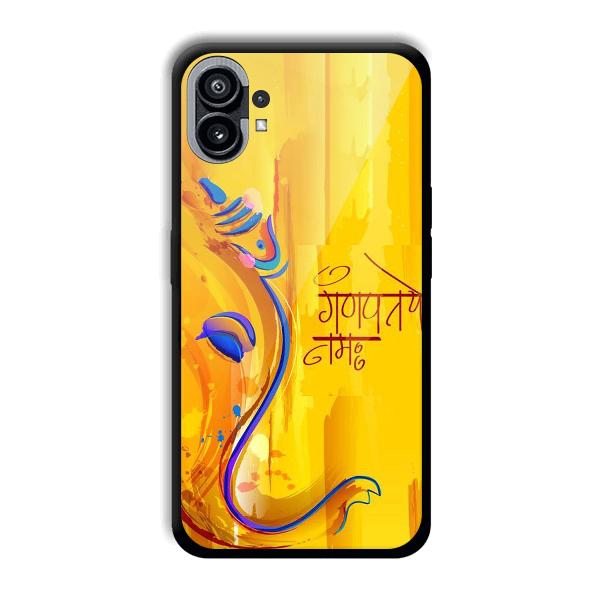 Ganpathi Prayer Phone Customized Printed Back Cover for Nothing Phone (1)