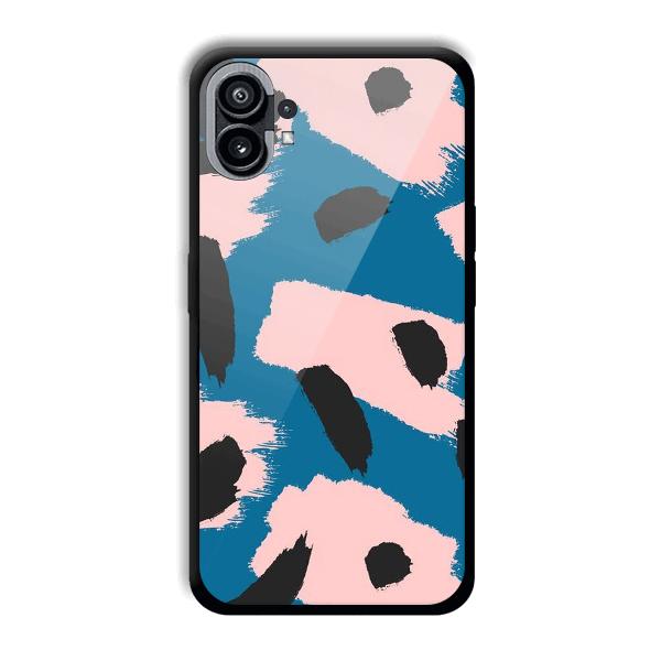 Black Dots Pattern Phone Customized Printed Back Cover for Nothing Phone (1)