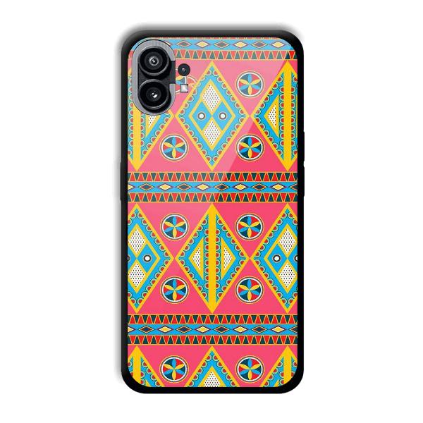 Colorful Rhombus Phone Customized Printed Back Cover for Nothing Phone (1)