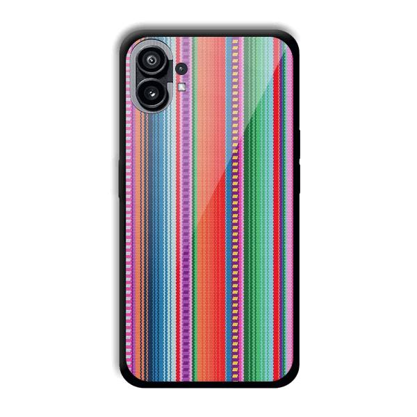 Fabric Pattern Phone Customized Printed Back Cover for Nothing Phone (1)