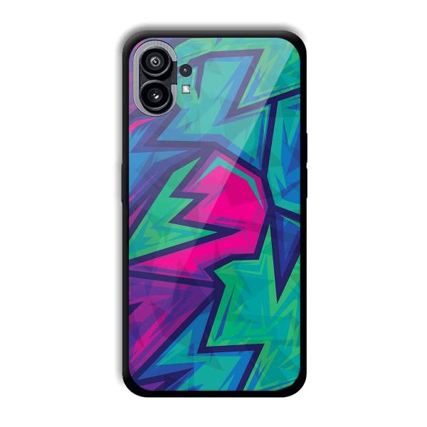 Dark Pink Design Phone Customized Printed Back Cover for Nothing Phone (1)