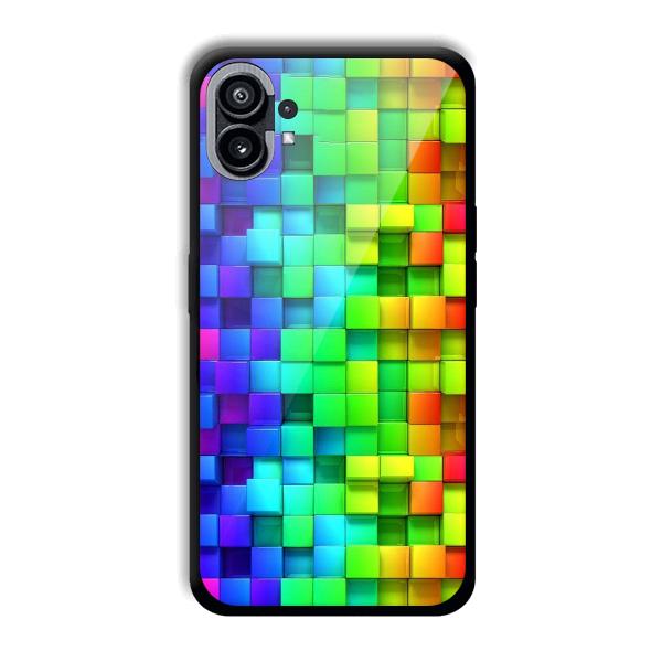 Square Blocks Phone Customized Printed Back Cover for Nothing Phone (1)