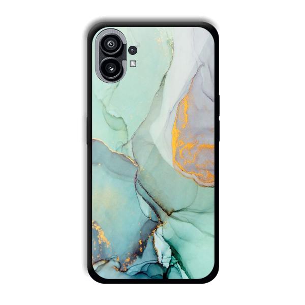 Green Marble Phone Customized Printed Back Cover for Nothing Phone (1)