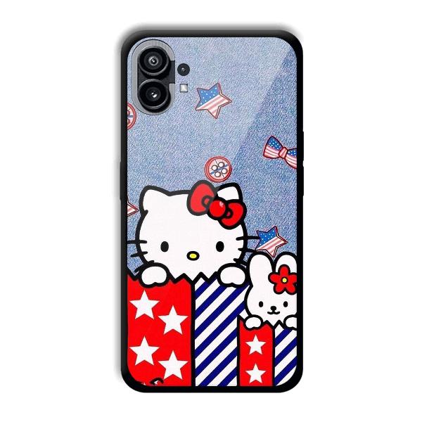 Cute Kitty Phone Customized Printed Back Cover for Nothing Phone (1)
