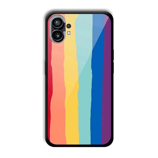 Vertical Paint Phone Customized Printed Back Cover for Nothing Phone (1)