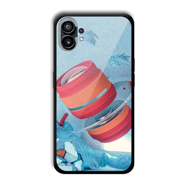 Blue Design Phone Customized Printed Back Cover for Nothing Phone (1)