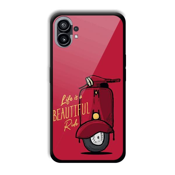 Life is Beautiful Phone Customized Printed Back Cover for Nothing Phone (1)