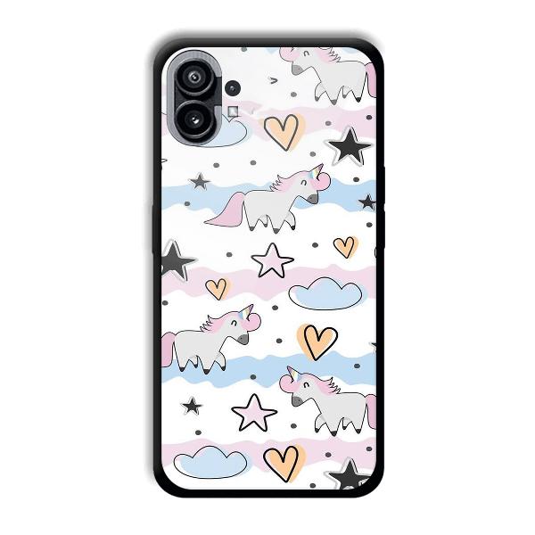 Unicorn Pattern Phone Customized Printed Back Cover for Nothing Phone (1)