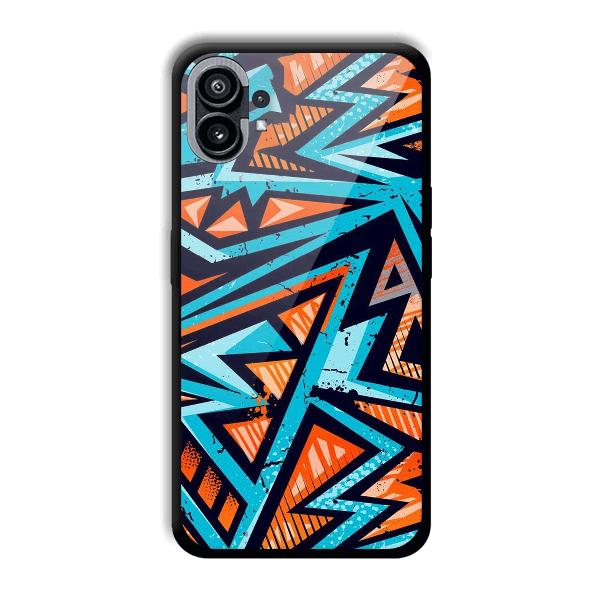 Zig Zag Pattern Phone Customized Printed Back Cover for Nothing Phone (1)