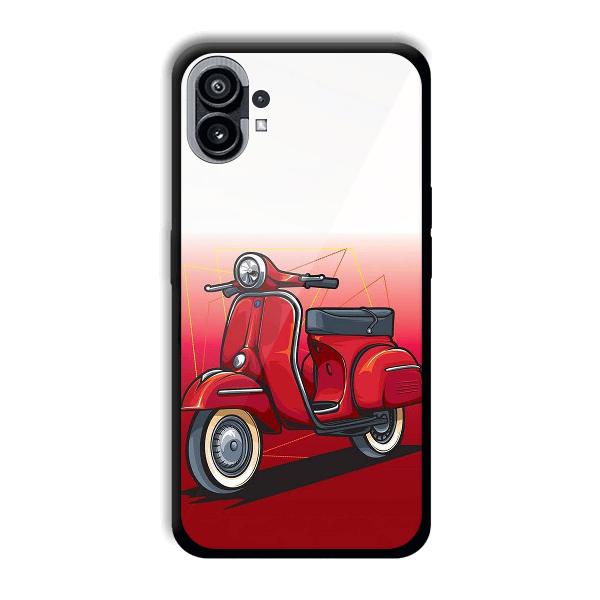 Red Scooter Phone Customized Printed Back Cover for Nothing Phone (1)
