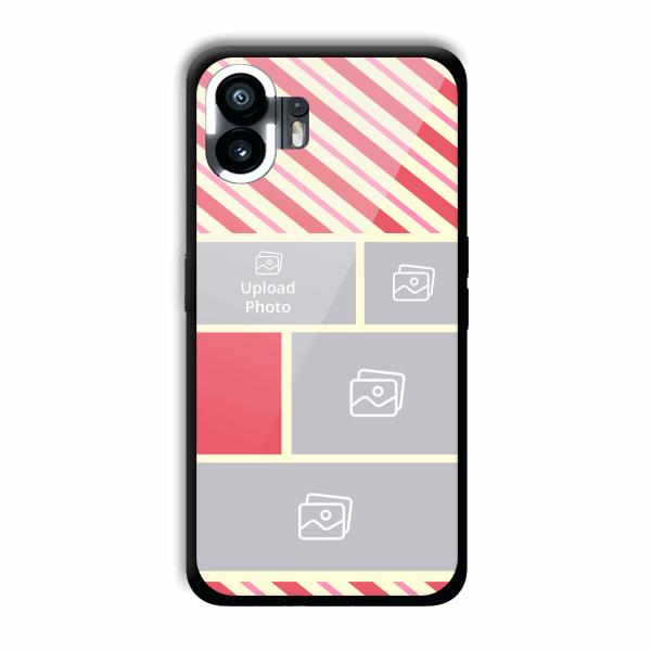 Diagnol Frame Customized Printed Back Cover for Nothing Phone (2)
