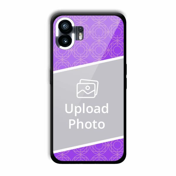 Purple Design Customized Printed Back Cover for Nothing Phone (2)