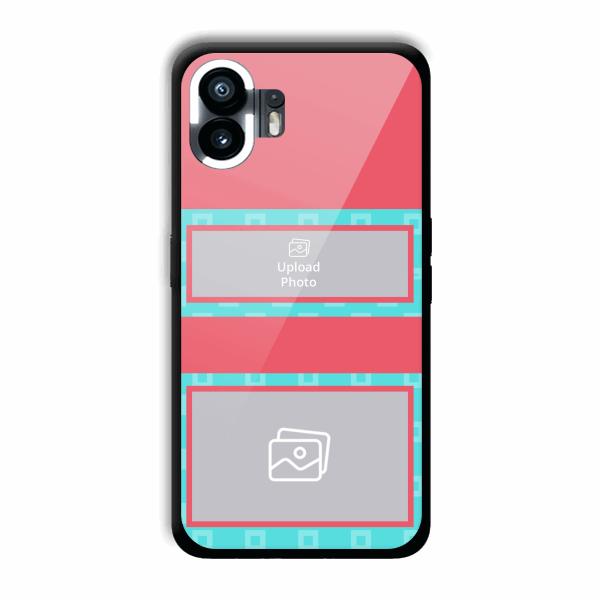 Blue Pink Customized Printed Back Cover for Nothing Phone (2)