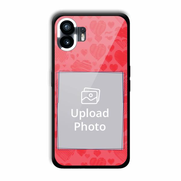 Red Hearts Customized Printed Back Cover for Nothing Phone (2)