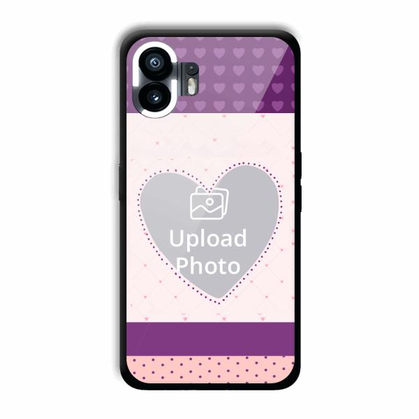 Purple Hearts Customized Printed Back Cover for Nothing Phone (2)