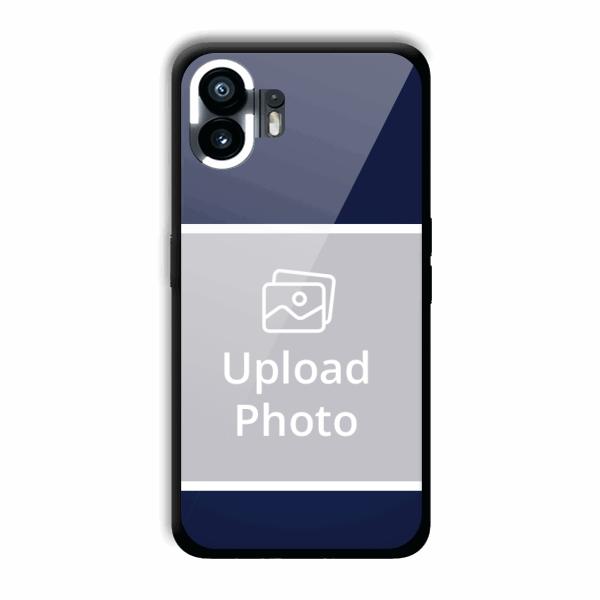 Blue White Customized Printed Back Cover for Nothing Phone (2)