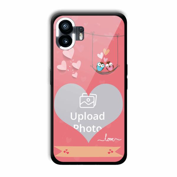 Love Birds Design Customized Printed Back Cover for Nothing Phone (2)