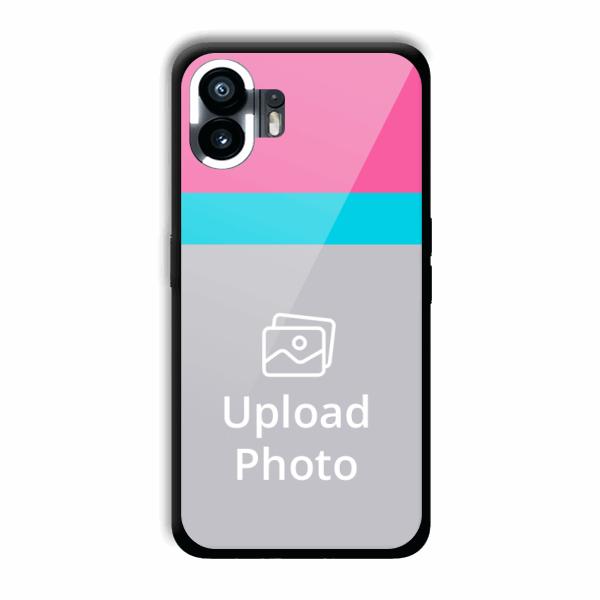 Pink & Sky Blue Customized Printed Back Cover for Nothing Phone (2)