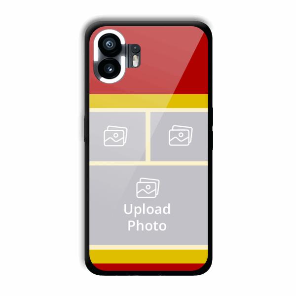 Red Yellow Collage Customized Printed Back Cover for Nothing Phone (2)