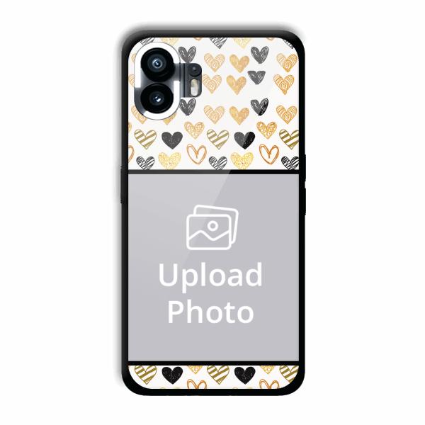Small Hearts Customized Printed Back Cover for Nothing Phone (2)