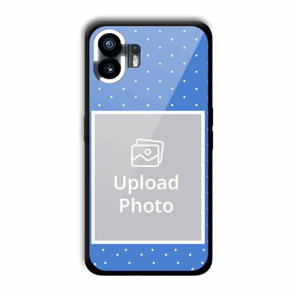 Sky Blue White Customized Printed Back Cover for Nothing Phone (2)