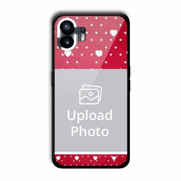 White Hearts Customized Printed Back Cover for Nothing Phone (2)