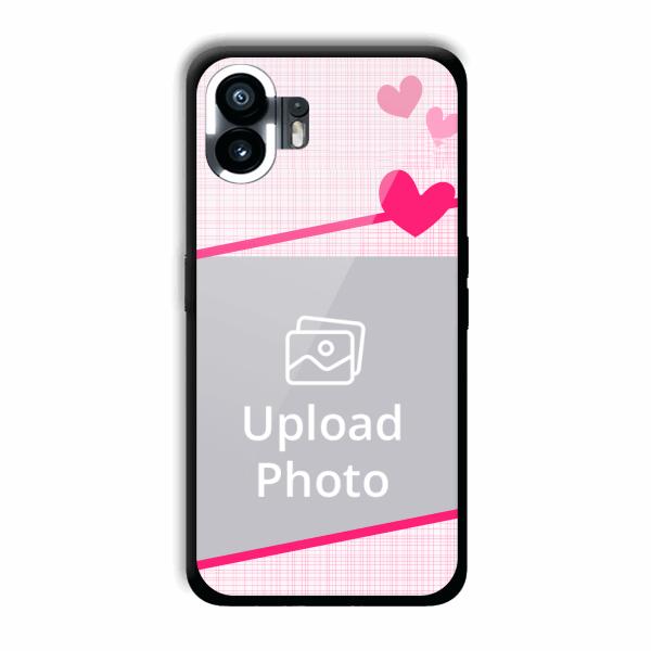 Pink Check Customized Printed Back Cover for Nothing Phone (2)