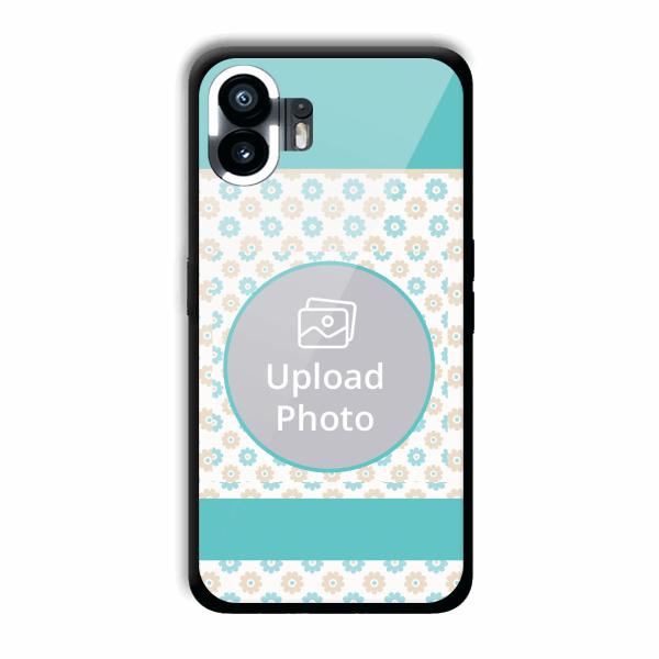 Blue Flowers Customized Printed Back Cover for Nothing Phone (2)