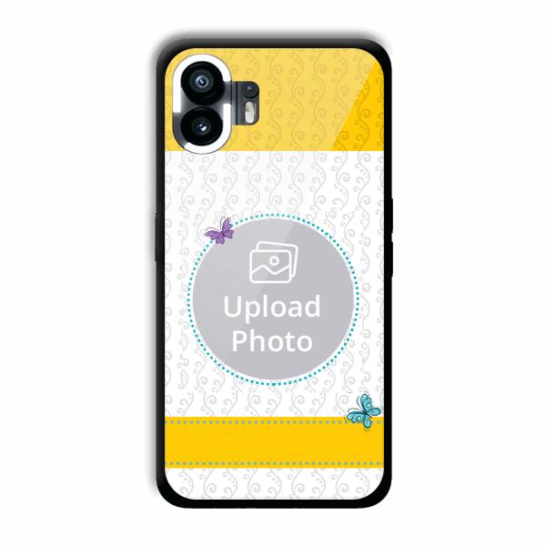 Butterflies & Yellow Customized Printed Back Cover for Nothing Phone (2)