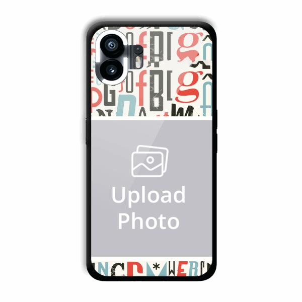 Alphabets Customized Printed Back Cover for Nothing Phone (2)