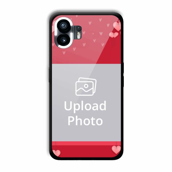 Red Pink Customized Printed Back Cover for Nothing Phone (2)