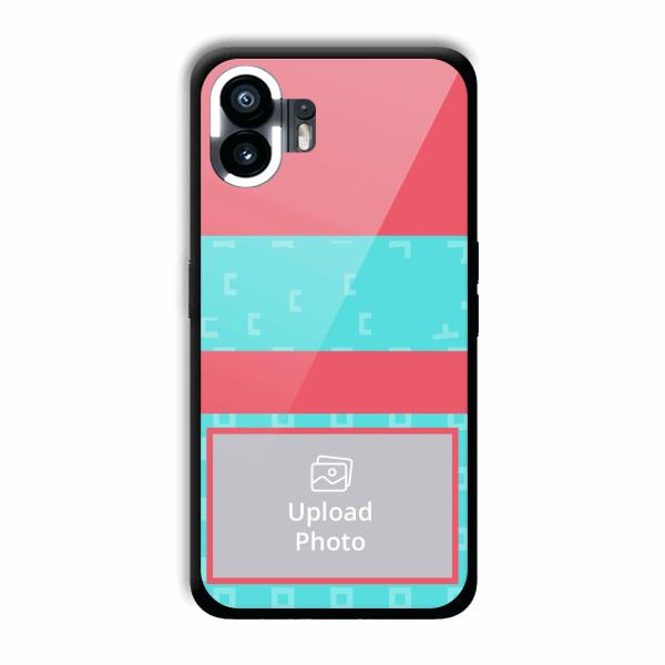 Bluish Pattern Customized Printed Back Cover for Nothing Phone (2)