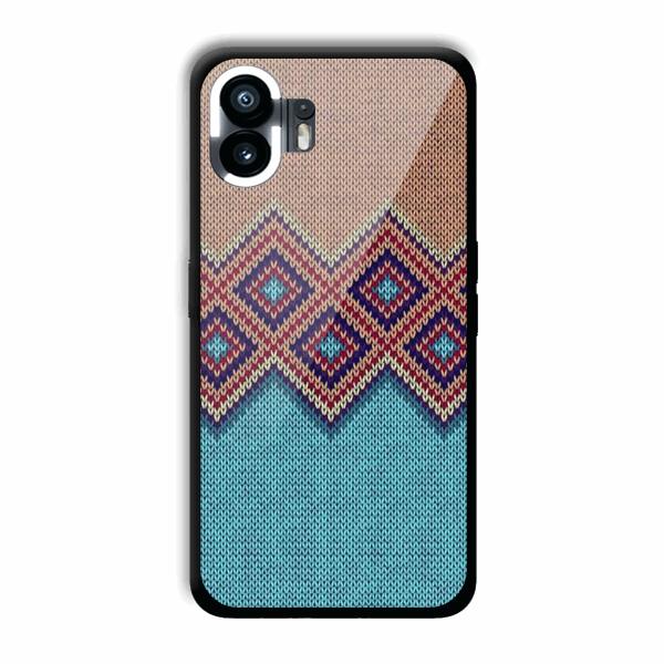 Fabric Design Phone Customized Printed Back Cover for Nothing Phone (2)