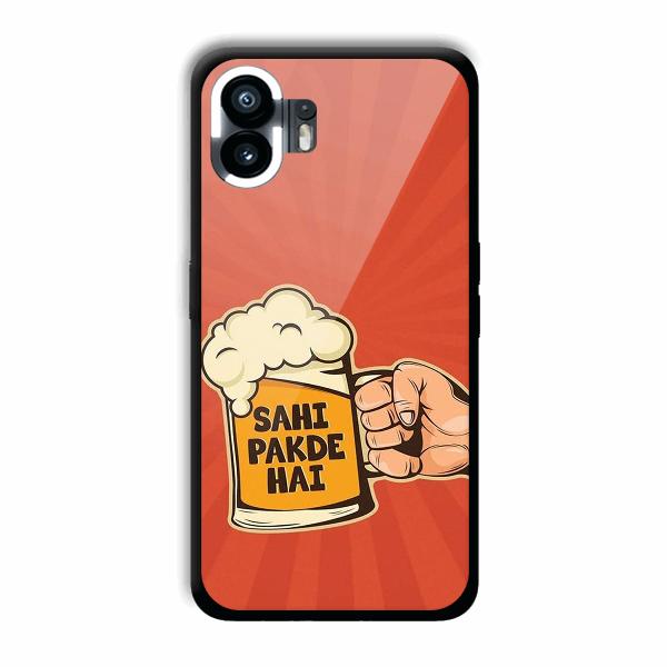 Sahi Pakde Hai Phone Customized Printed Back Cover for Nothing Phone (2)