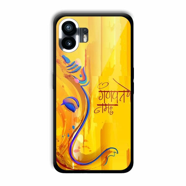 Ganpathi Prayer Phone Customized Printed Back Cover for Nothing Phone (2)