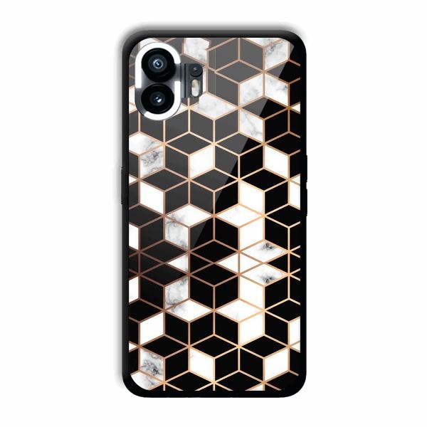 Black Cubes Phone Customized Printed Back Cover for Nothing Phone (2)