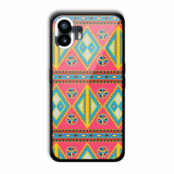 Colorful Rhombus Phone Customized Printed Back Cover for Nothing Phone (2)