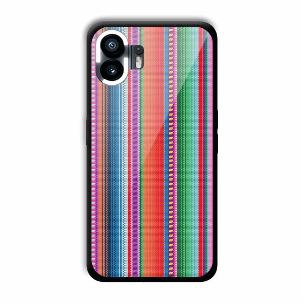 Fabric Pattern Phone Customized Printed Back Cover for Nothing Phone (2)