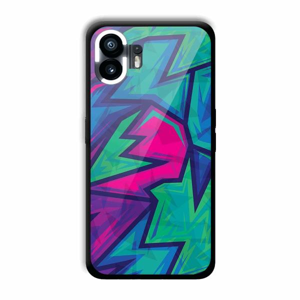 Dark Pink Design Phone Customized Printed Back Cover for Nothing Phone (2)