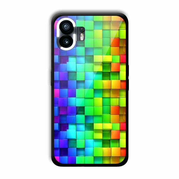 Square Blocks Phone Customized Printed Back Cover for Nothing Phone (2)