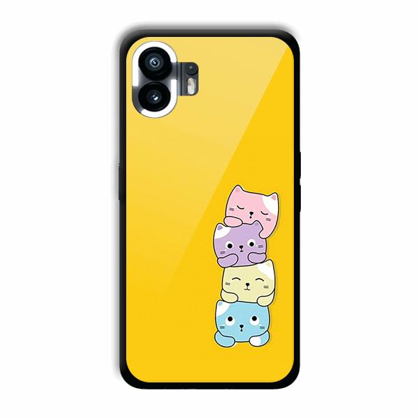 Colorful Kittens Phone Customized Printed Back Cover for Nothing Phone (2)
