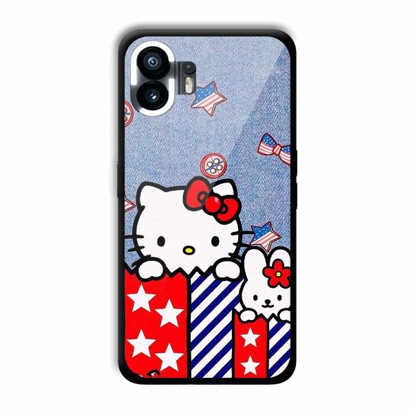 Cute Kitty Phone Customized Printed Back Cover for Nothing Phone (2)