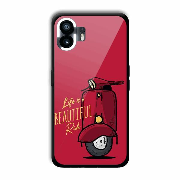 Life is Beautiful Phone Customized Printed Back Cover for Nothing Phone (2)