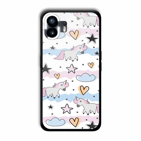 Unicorn Pattern Phone Customized Printed Back Cover for Nothing Phone (2)