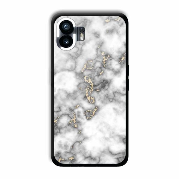 Grey White Design Phone Customized Printed Back Cover for Nothing Phone (2)