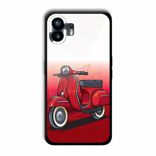 Red Scooter Phone Customized Printed Back Cover for Nothing Phone (2)