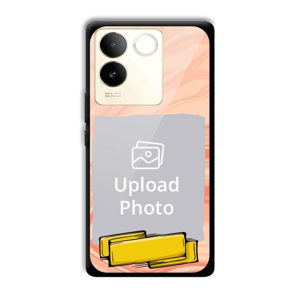 Pink Design Customized Printed Back Cover for Vivo T2 Pro 5G