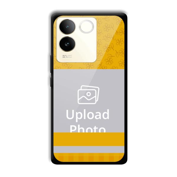 Mustard Flowers Customized Printed Back Cover for Vivo T2 Pro 5G