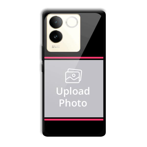 Pink Lines Customized Printed Back Cover for Vivo T2 Pro 5G
