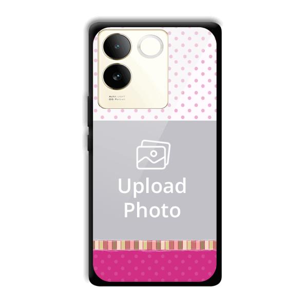 Baby Pink Design Customized Printed Back Cover for Vivo T2 Pro 5G